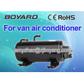 r22 refrigerant hermetic Horizontal rotary compressor for van air conditioner